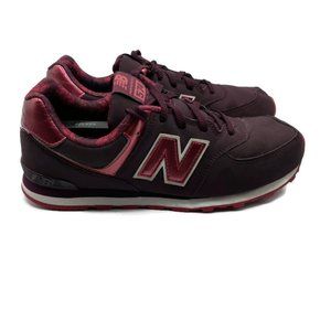 New Balance 574 Classic Burgundy Shoes Youth Sz 7